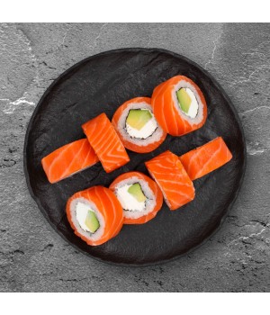 Филадельфия в 160 гр лосося с авокадо