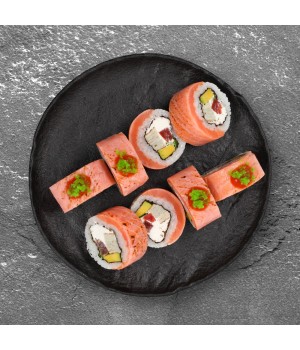 Острый копченый лосось